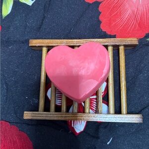 Pink Cherry Scented Heart Soap